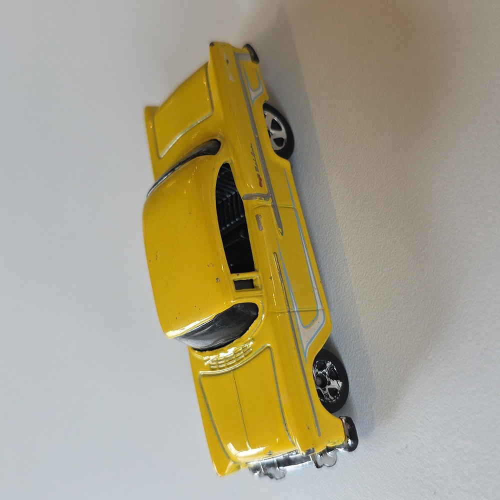 Hot Wheels '55 Chevy die-cast car